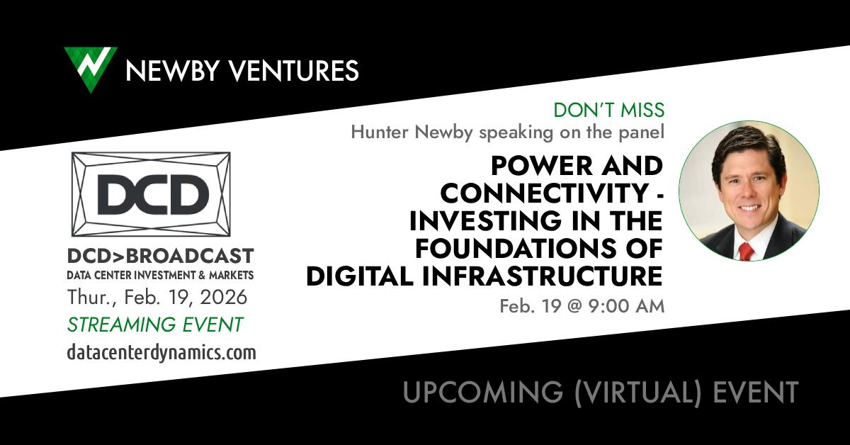 Hunter Newby speaking at DCD Broadcast on Feb 19, 2026